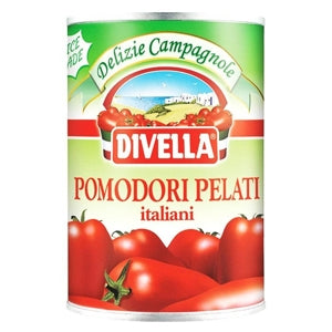 DIVELLA Pomodori Pelati Peeled Tomato 400 G