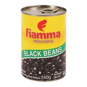 FIAMMA VESUVIANA Black Beans in Brine 400 g.